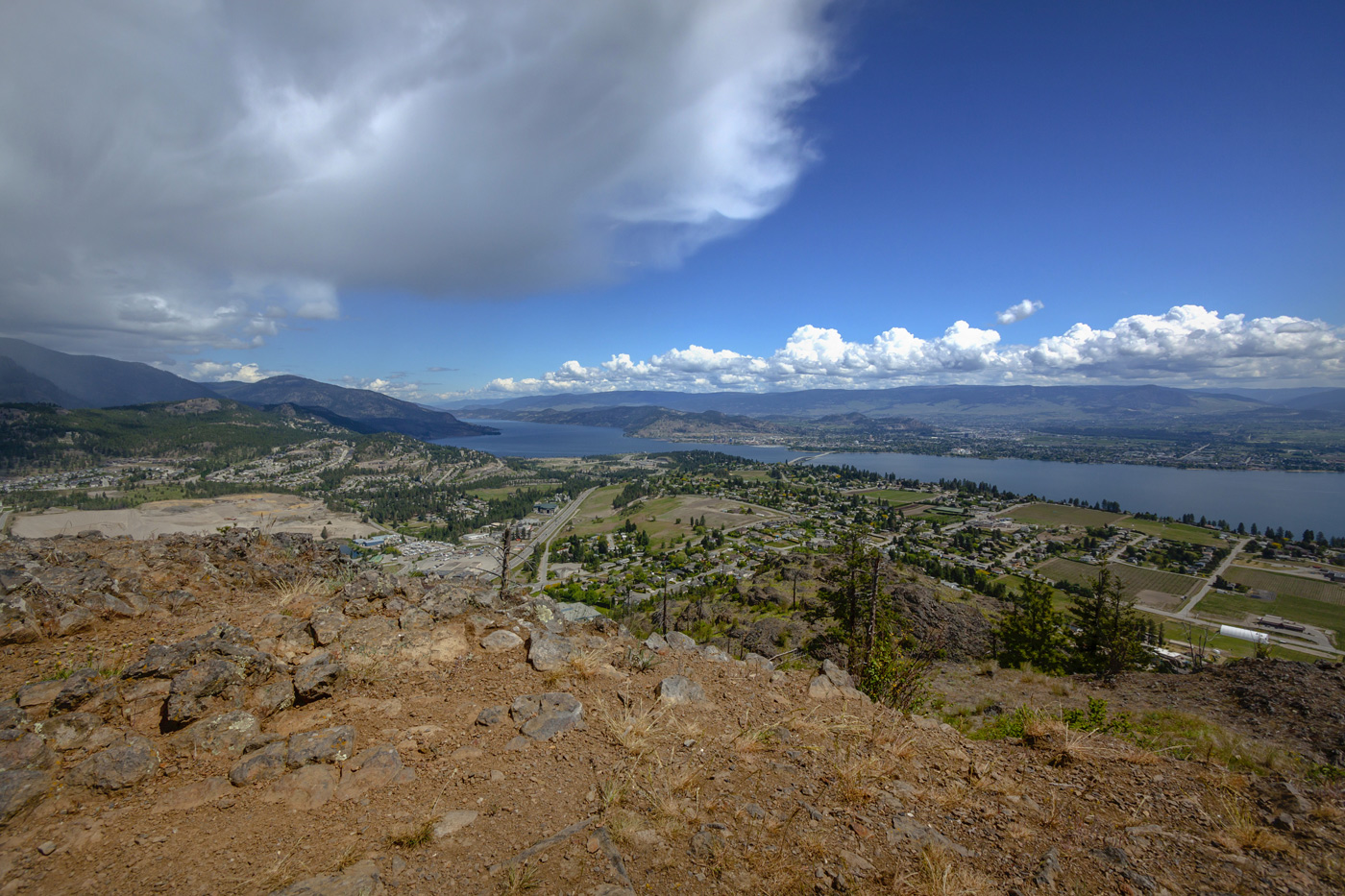 Take in the views from the top of Mount Boucherie, one of the many hikes offering spectacular views near the Comfort Suites&rsquo; Kelowna accommodations.